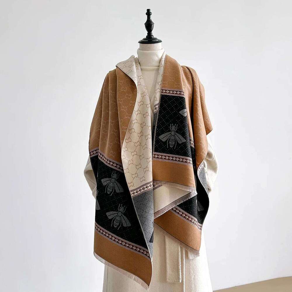 New Design Winter Warm Cashmere Shawl Scarf for Women Luxury Pashmina Blanket Wrap Bandana Femal Thick Poncho Echarpe Foulard Z260226