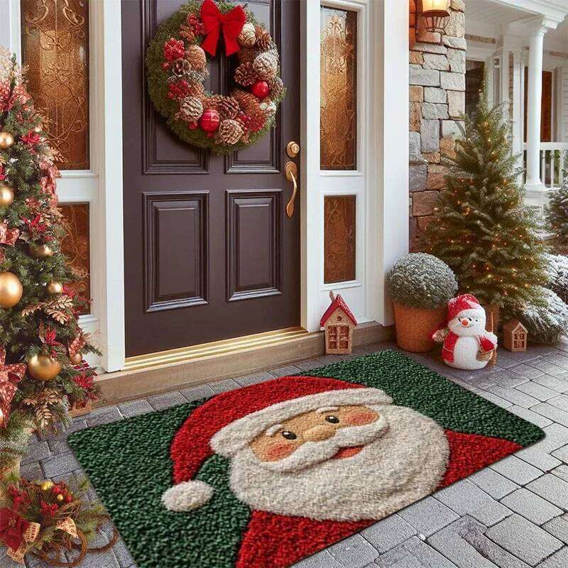 VIKAMA 20 Christmas Floor - Indoor and Outdoor Area Entrance Welcome Mat for Home Decoration in 2026 Happy New Year H260226