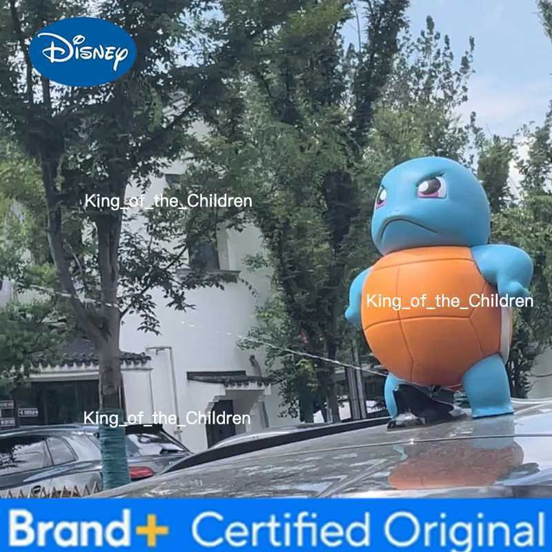 Disney Squirtle Water Spraying Toy Large Size Cute Collectible Action Figure Jenny Car Accessory Popular Anime Model Hand Figure H260227