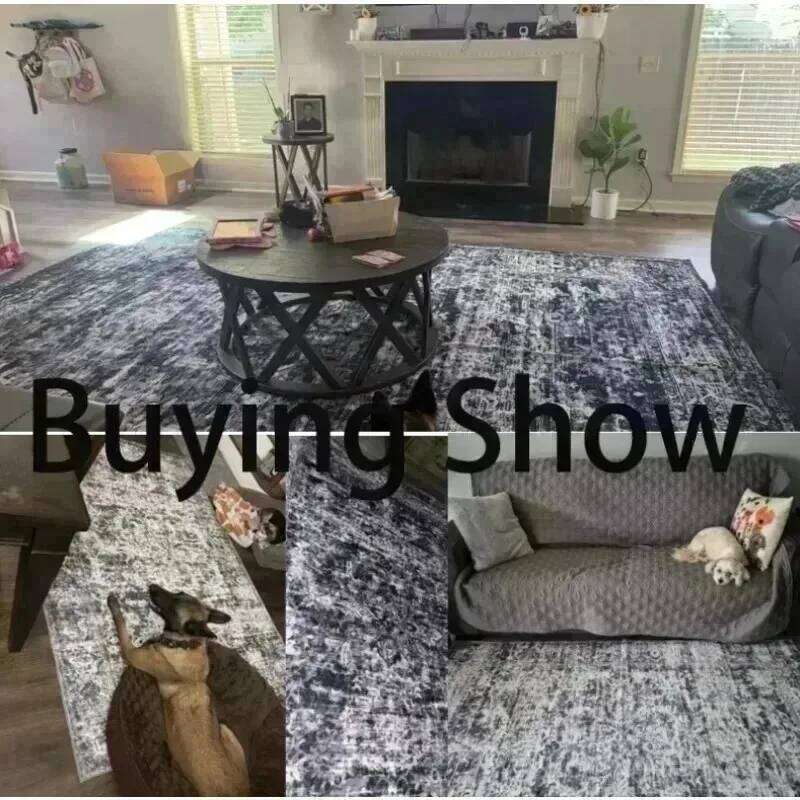 Rainbow Pattern Children's Room Square Cute Area Carpet Home Decoration Non Slip Door Bedside Floor Washable Mat H260227 - view 7