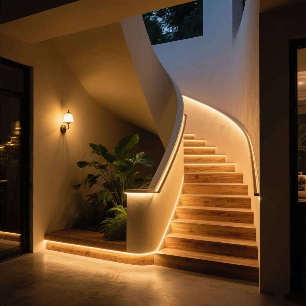 1-35m Strip Light Outdoor Courtyard Decoartive Night Lighting 220V 110V High Brightness 288LED/m COB Tape Waterproof Camp Lamp Z260226