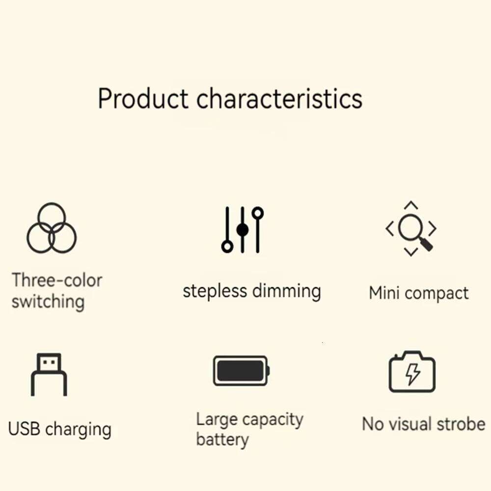 Touch Night Light Bedside Small USB Charging 3 Modes Dimming Table Bedroom Eye Protection For Kids Gift LED Book Lamp Z260227