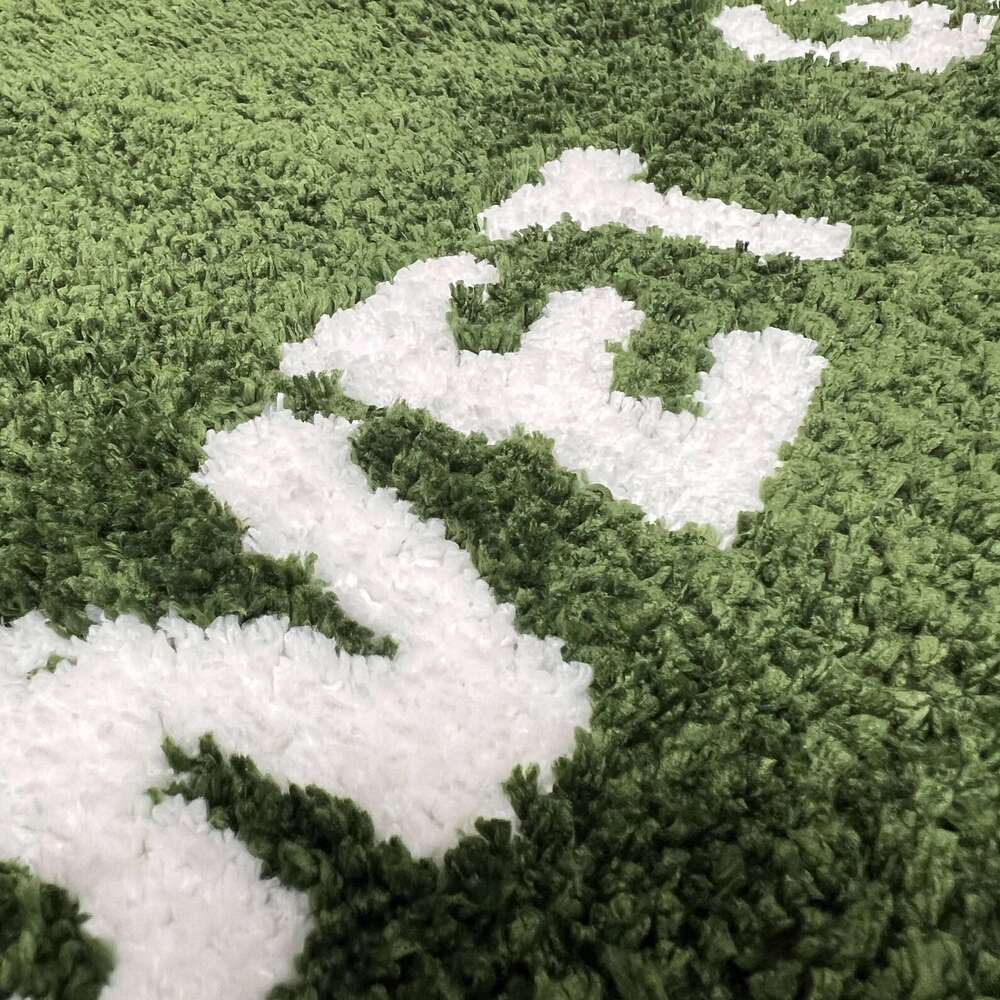50x80cm Trendy Fashion Wet Doormat Flocking Tufted Carpet Green Grass Fluffy Plush Lounge Bedroom Bedside Rug Floor Mat H260227 - view 6