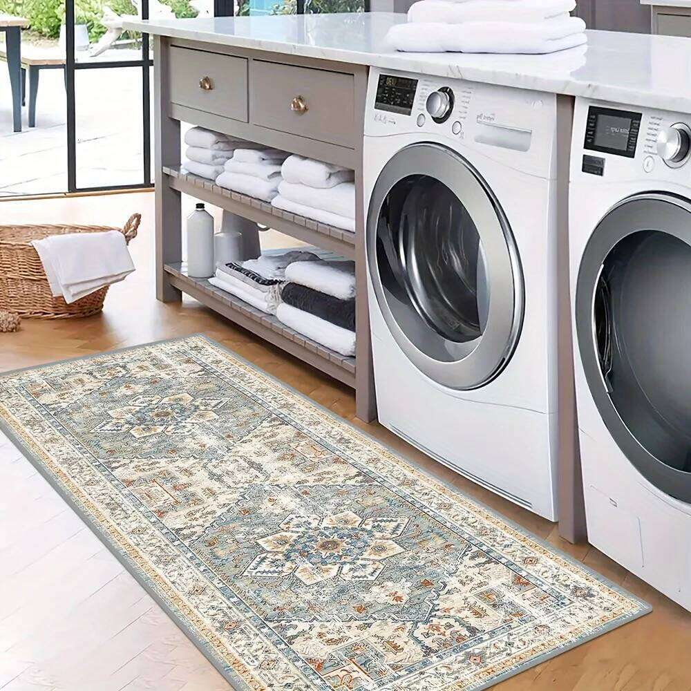 VIKAMA Golden Diamond Velvet Mat Bohemian Style Runner Rugs for Corridors Villas Banquet Halls Conference Rooms Home Deco H260227 - view 3