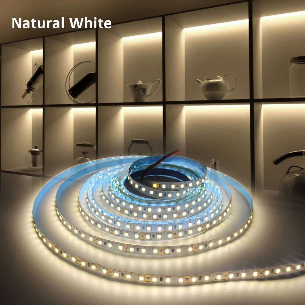 5M 12V LED strip 2835 240LEDs/M 120LEDs/M Tape White Ribbon High Brightness Backlight Led Stripe for Room Decor Linear Lighting Z260226