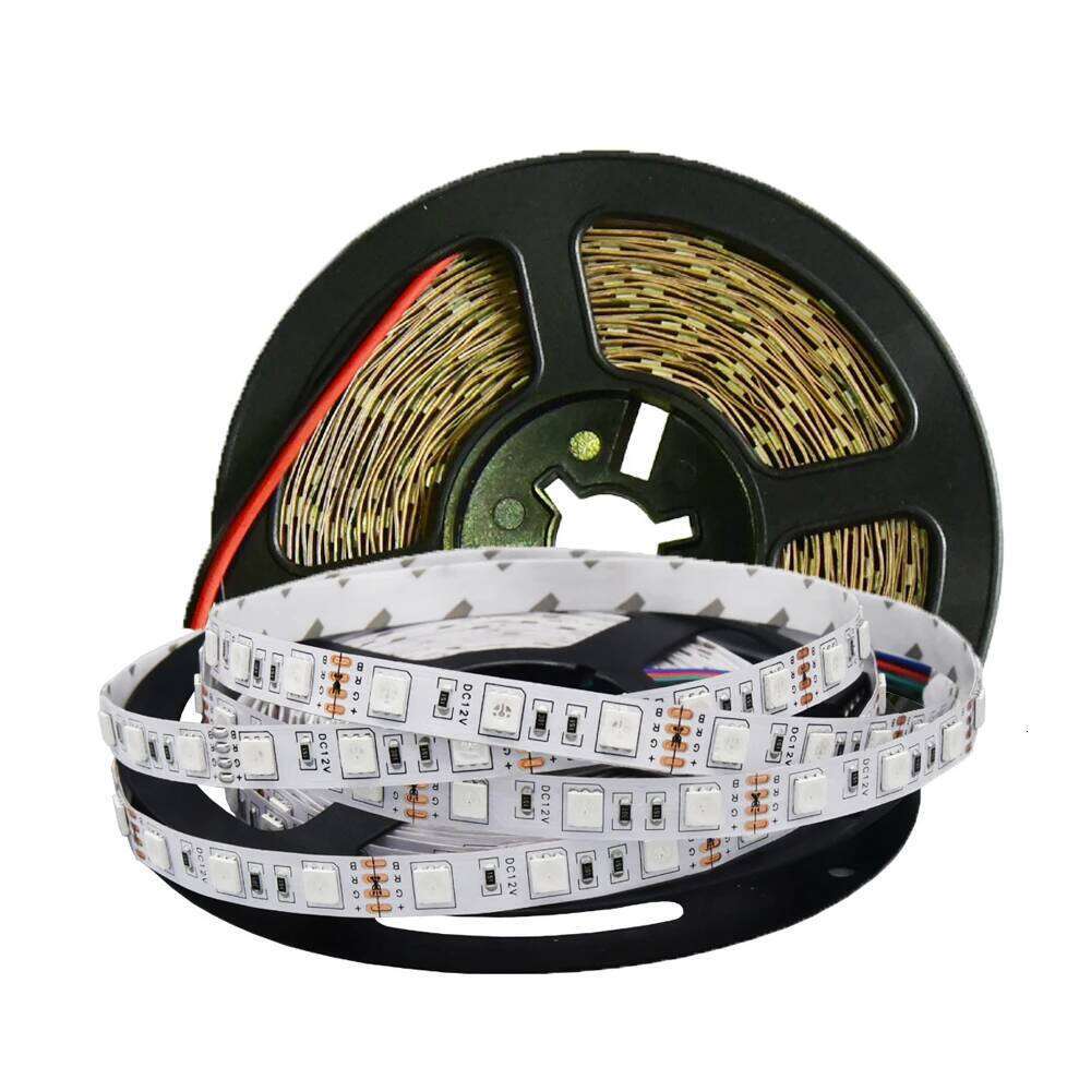 Strip Light 12V 5m 10m 15m 20m 50m 100m SMD 5050 300 LEDs Pixels 2835 Diode Tape RGB White IP65 LED Ribbon Flexible Lights Z260226