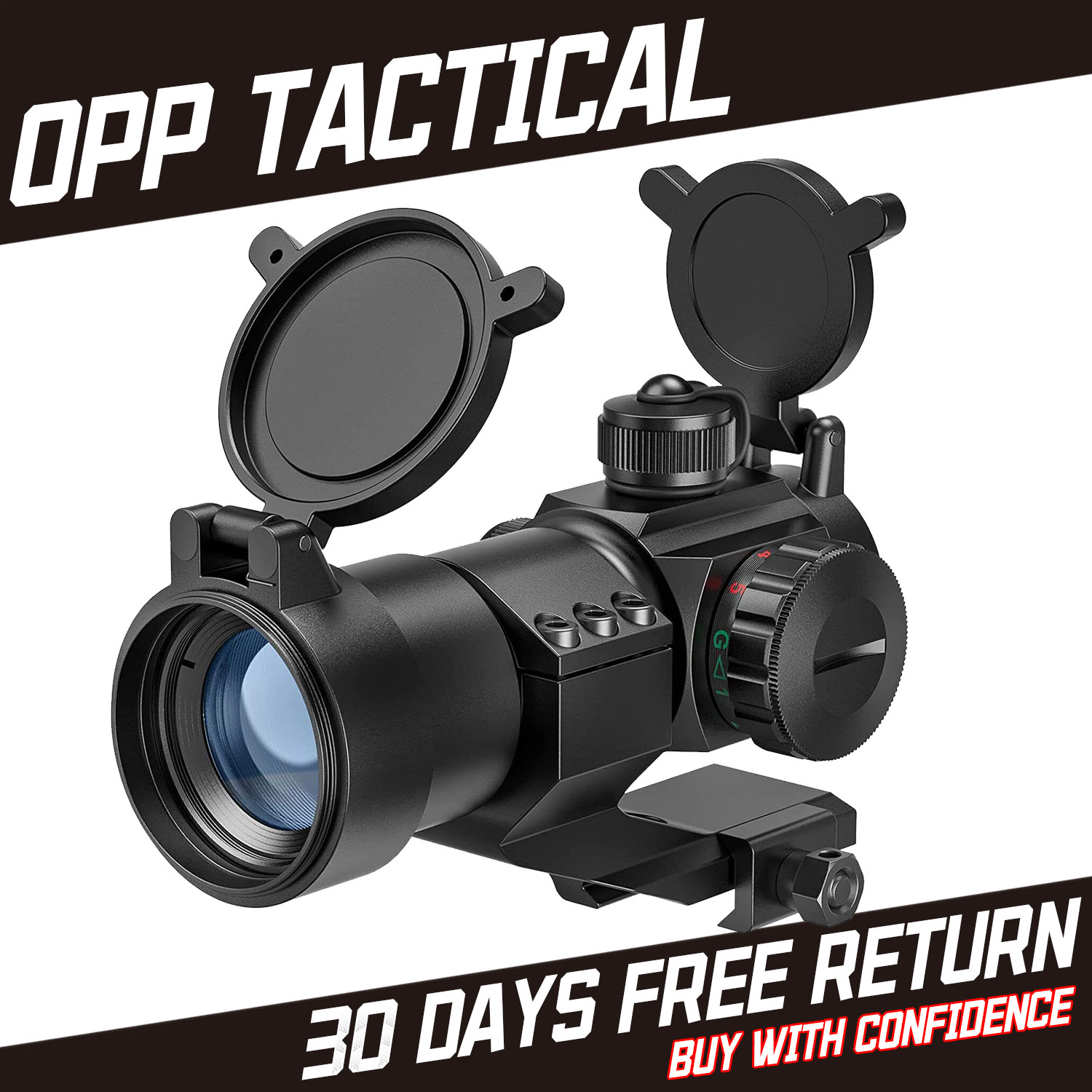Tactical Reflex Stinger 4 MOA Red - Green Dot Sight Scope with PEPR Rail Mount