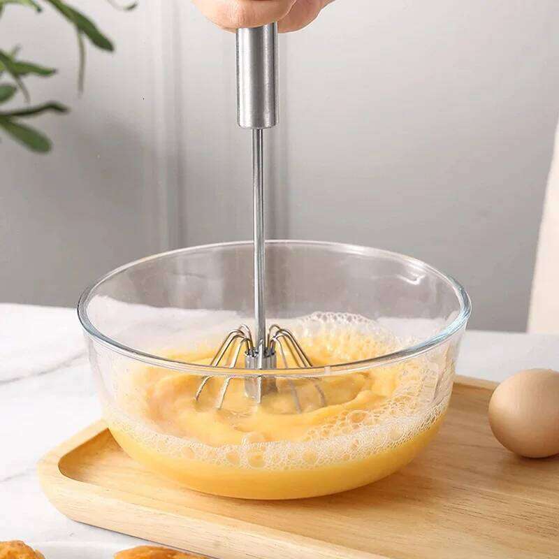 Semi Automatic Rotating Cream Mixer, Household Manual Egg Beater, Baking Tool, Kitchen Tools