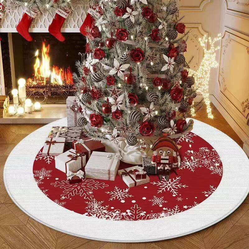 VIKAMA Christmas Creative Stain-Resistant & Non-Slip Hallway Doormat Bedroom Entrance Bedside Rug Home Decor H260226