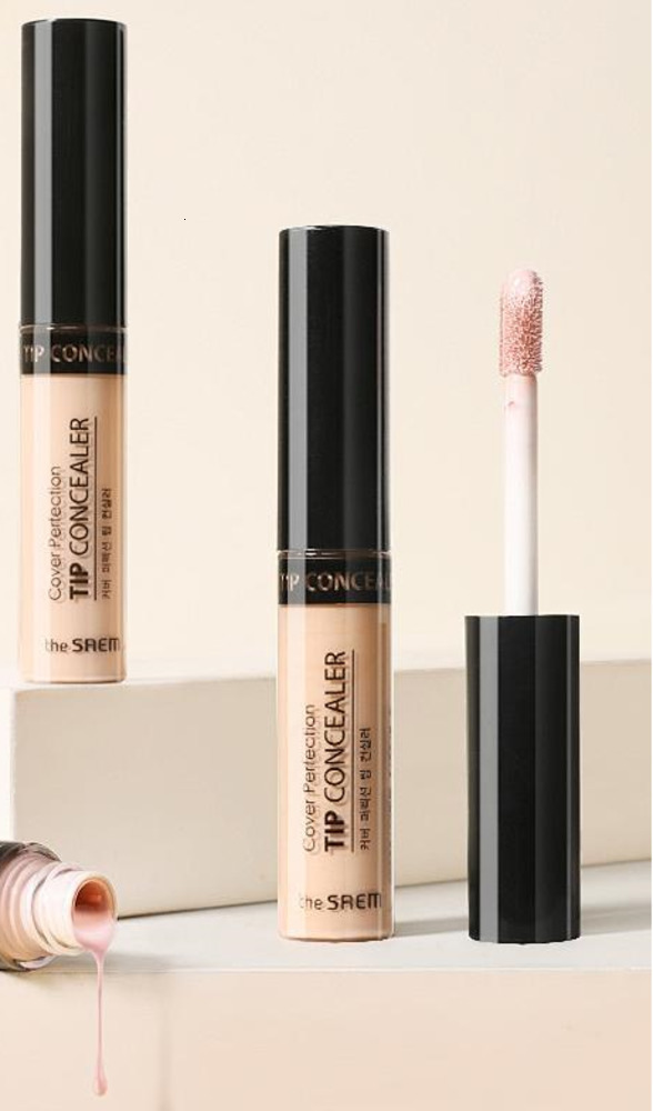 The Saem from Korea Liquid Concealer for Dark Circles Eye Concealer Brightening Isolation Foundation Pen for Women 240704