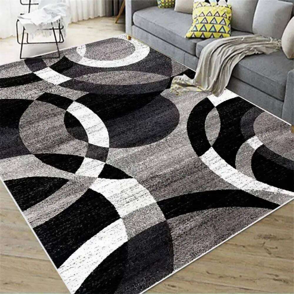 VIKAMA Nordic Abstract Carpet Living Bedroom Kitchen Dining Room Home Decor Geometric Large Area Floor Mat H260226