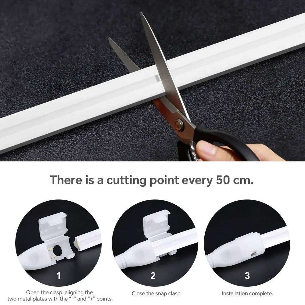 Premium Silicone Soft 220V Neon COB Strip Wall Light Fireproof Hight Brightness 280LEDS/M Indoor Ambinet Decor RA90 Cuttable Z260226