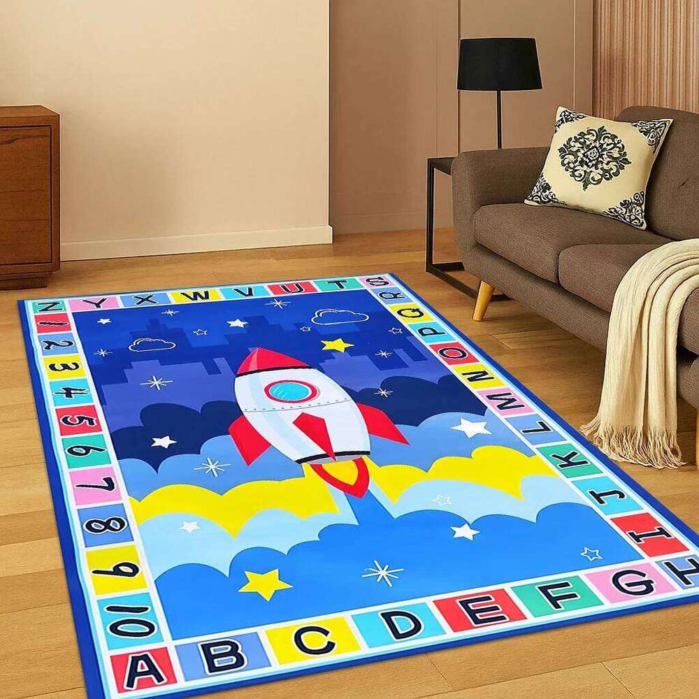 Child Digital Games Hopscotch Carpet Mat for Living Room Sofa Home Bedroom Doormat Kitchen Decor,Kid Play Non-slip Area Rug H260226