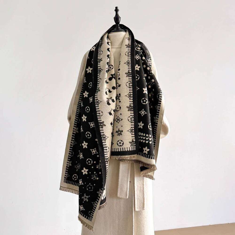 Luxury Brand Cashmere Scarf Women Winter Shawl and Wraps 2025 Design Caps Thick Blanket Bufanda Stoles Echarpe Femme Pashmina Z260226