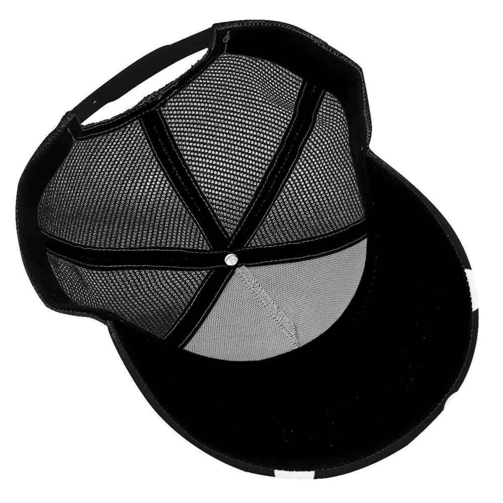 Mesh Baseball Cap Men Women Black White Polka Dot Dad Unisex Hip Hop Outdoor Hat Gorras Z260226