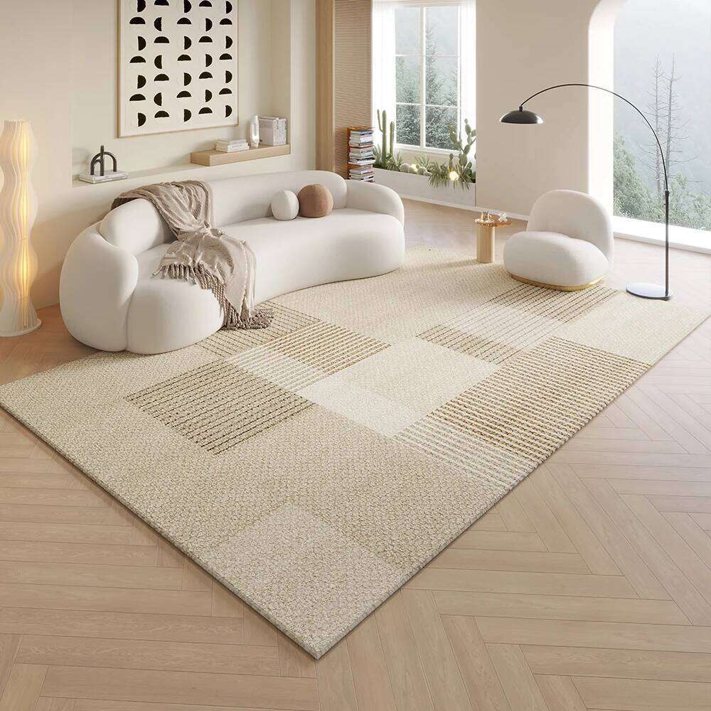 VIKAMA Cream Style Living Simple Sofa Coffee Table Pad, Bedroom Wardrobe Room Carpet, Home Decoration H260226