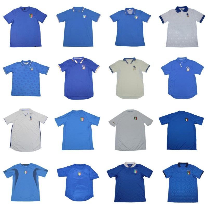R.BAGGIO Italy Retro Soccer jerseys 1970 82 86 90 94 96 98 2000 20 24 26 12 DEL PIERO FARONI TOTTI INZAGHI PIRLO MATERAZZI DE ROSSI LUCA TONI CHIESA MALDINI Football Shirt
