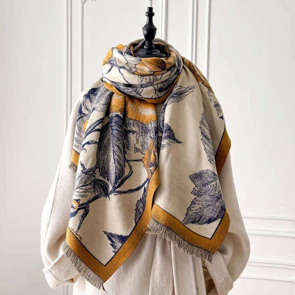 Women Winter Fashion Imitation Cashmere Scarf: Warm Luxury Pashmina Thick Shawl Wrap, Multi-Use Neckerchief Bufanda Echarpe Ponc Z260226