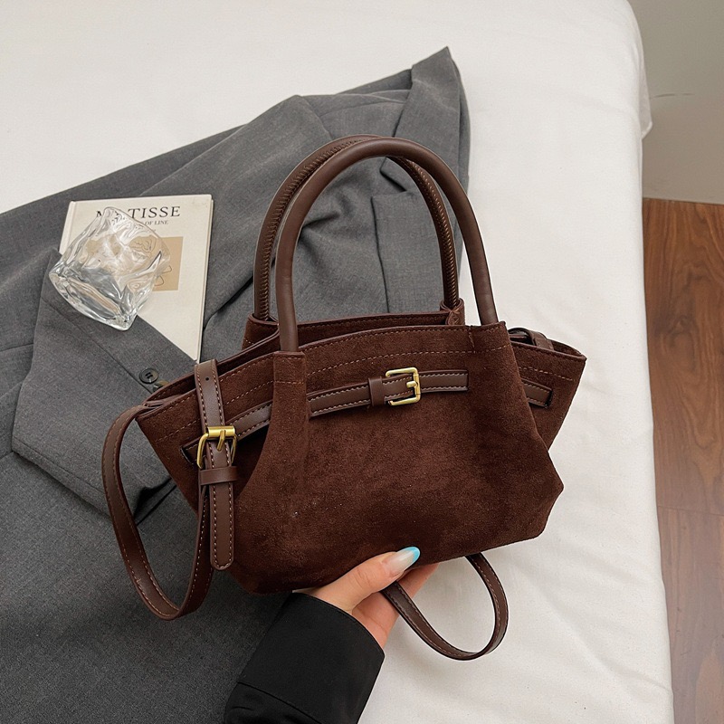 Free Shipping 2026 New Suede Bag Large Capacity Portable Tote Bag Women'S High-End Fashion Single Shoulder Crossbody Bag