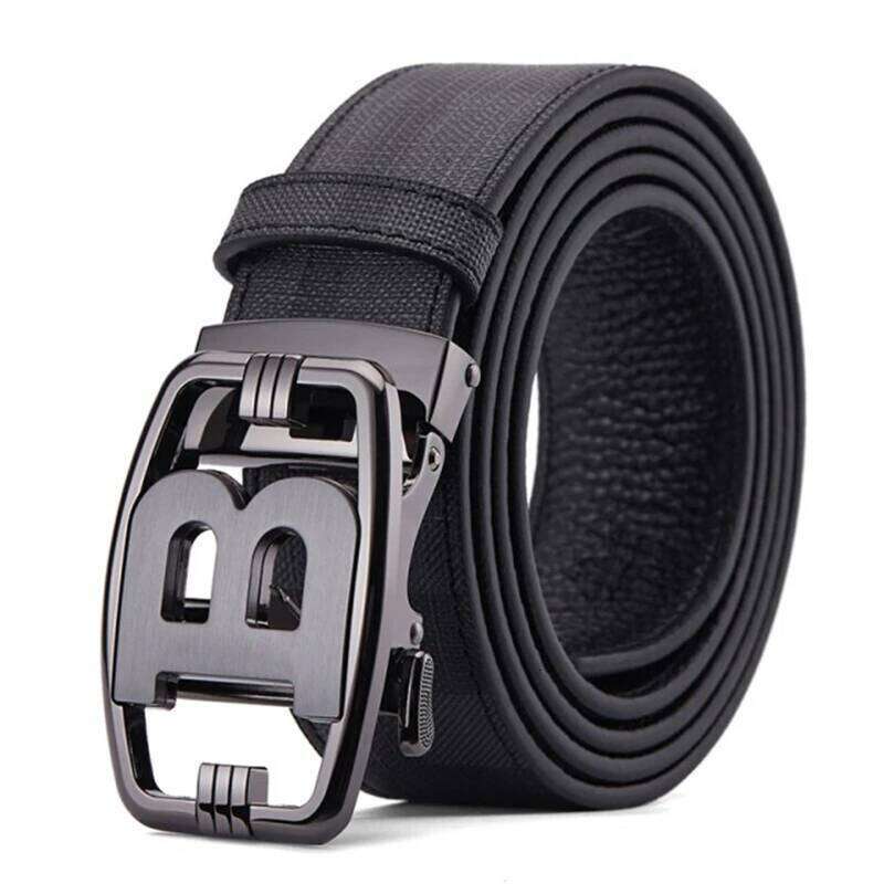 New Wide 34mm Luxury Vintage Designer B Buckle Men High Quality Women Genuine Real Leather Dress Strap Male Belt for Jeans 26H0227