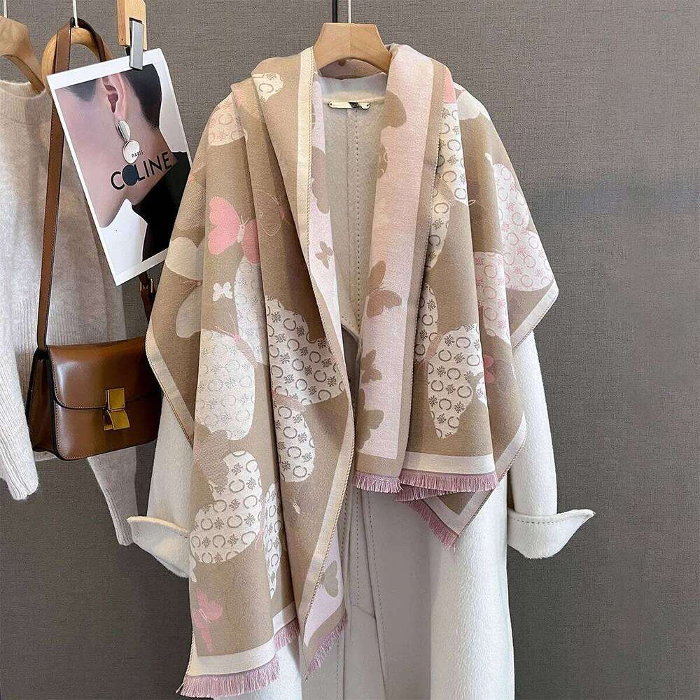 Women Cashmere Thick Warm Blanket Autumn New Retro Print Scarf Female Winter Luxury Fashion Shawl Wrap Poncho Echarpe Pashmina Z260226
