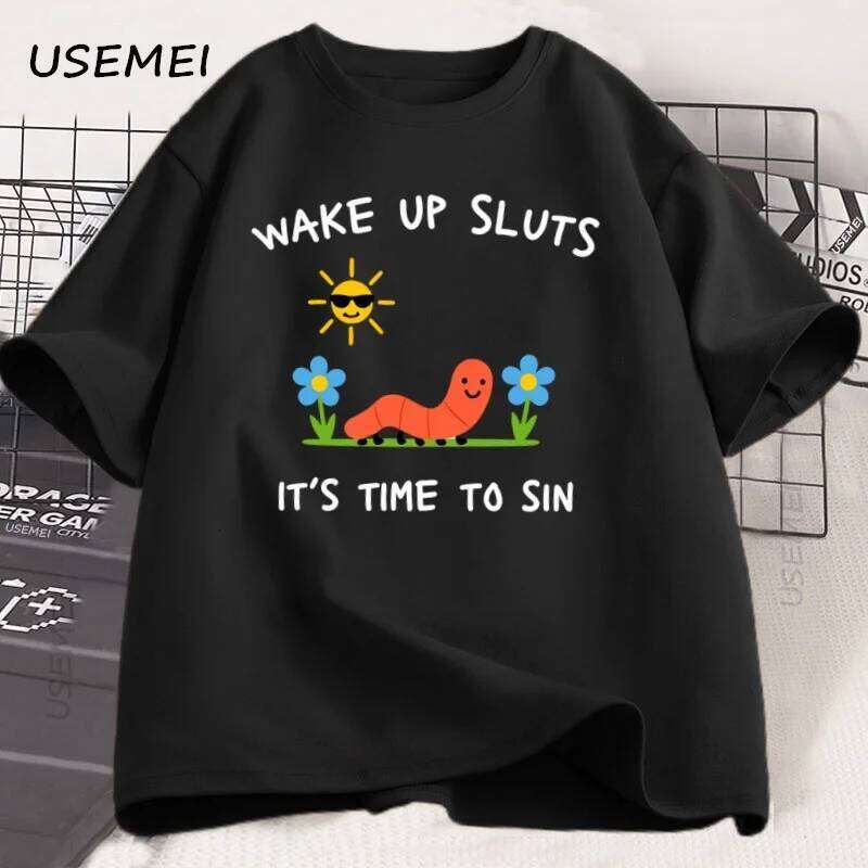 Funny Animal T Shirt Meme Tee Casaul Cotton Short Sleeve Graphic Tshirts Unhinged Humor Top Man Clothing Streetwear C260228 - view 4