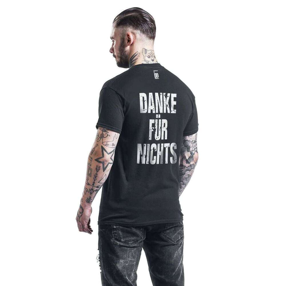 New Danke Fr Nichts _ Bhse Onkelz T-Shirt High-end Luxury Is for Both Men and Women Top Y2k 2026 Summer C260228 - view 7