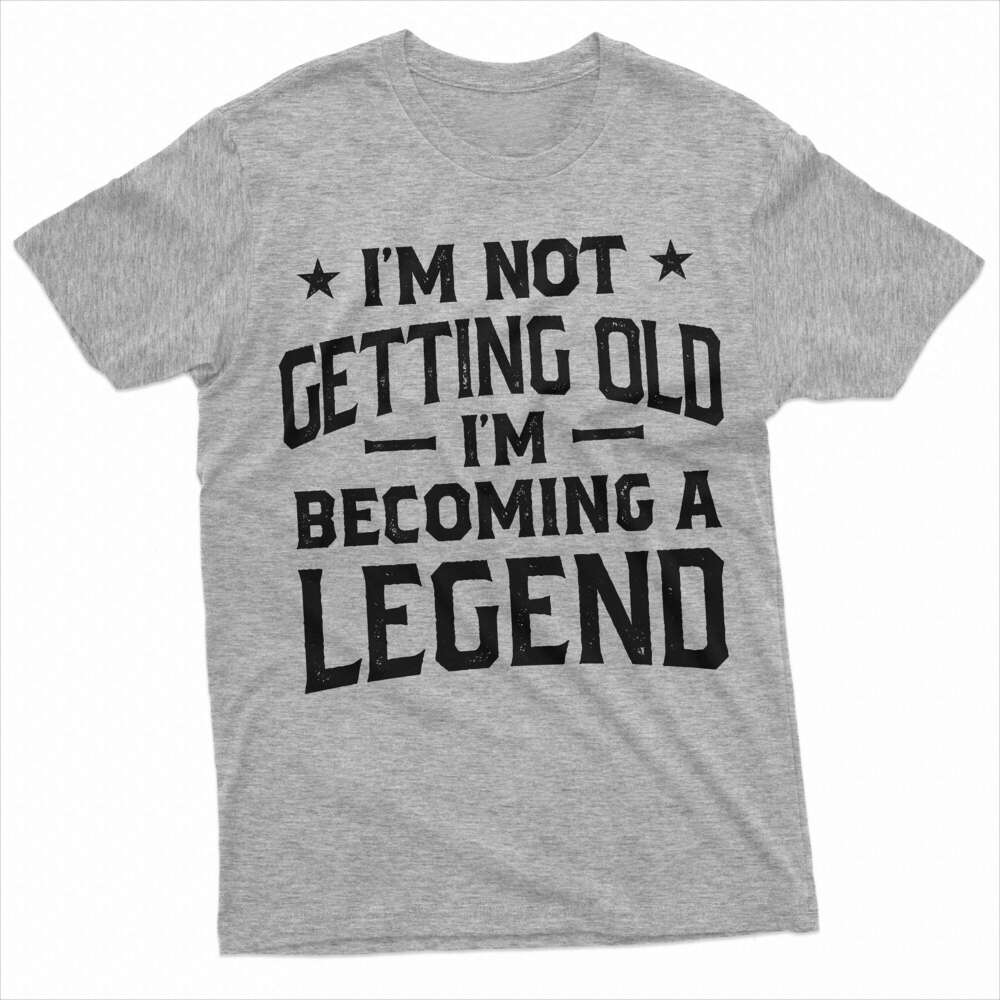 Not Getting Old I'm Becoming A Legend T-shirt Summer Men's Tracksuit Harajuku Pullovers Short-sleeved Tops Cotton Sportswear C260228 - view 4