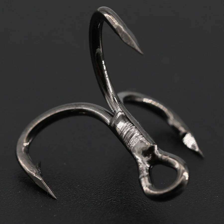 20pcs 6x Treble Classic Fishing Strong Sharp Tackle Hooks 8# 6# 4# 2# Z260228