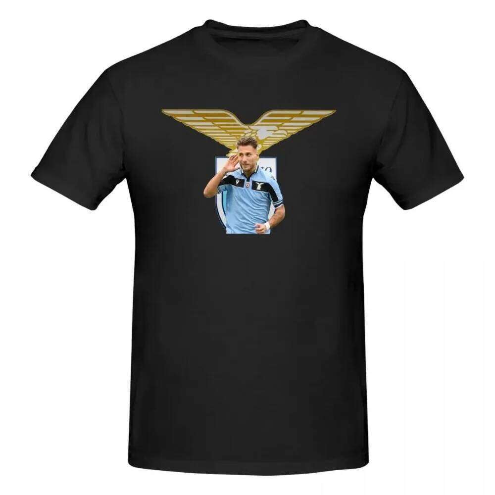 Lazio 100% pure cotton fun men's round neck short sleeved T-shirt C260228 - view 6