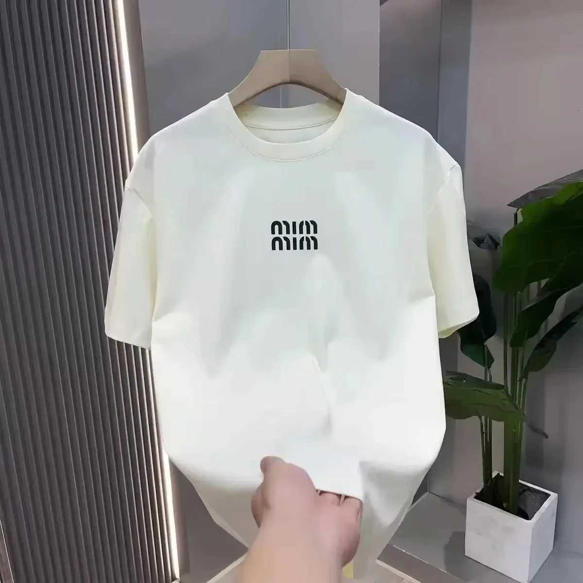 Unisex Y2K Italian Style Oversized T-Shirt Summer Letter Print Cotton Luxury Streetwear Breathable Couple TopsT260228