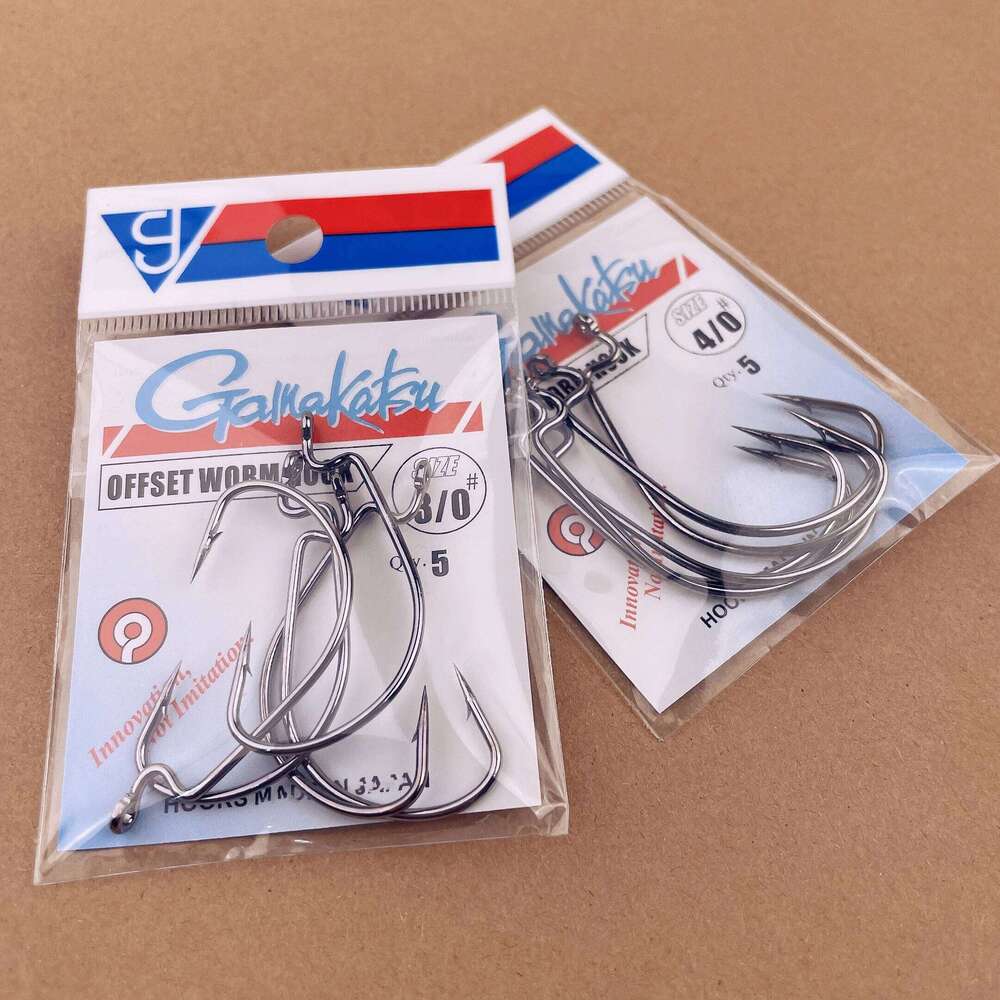 10pcs OFFSET WORM HOOK Width Tee Sea Assist Triple Treble Hooks Jig Head Fishing Carp Squid Hook Z260228