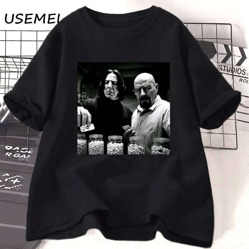 Vintage Walter in Lab Men Breaking Bad T-Shirt Funny Graphic T Shirts Unisex Cotton Short Sleeve Tee Shirt Streetwear C260228 - view 4