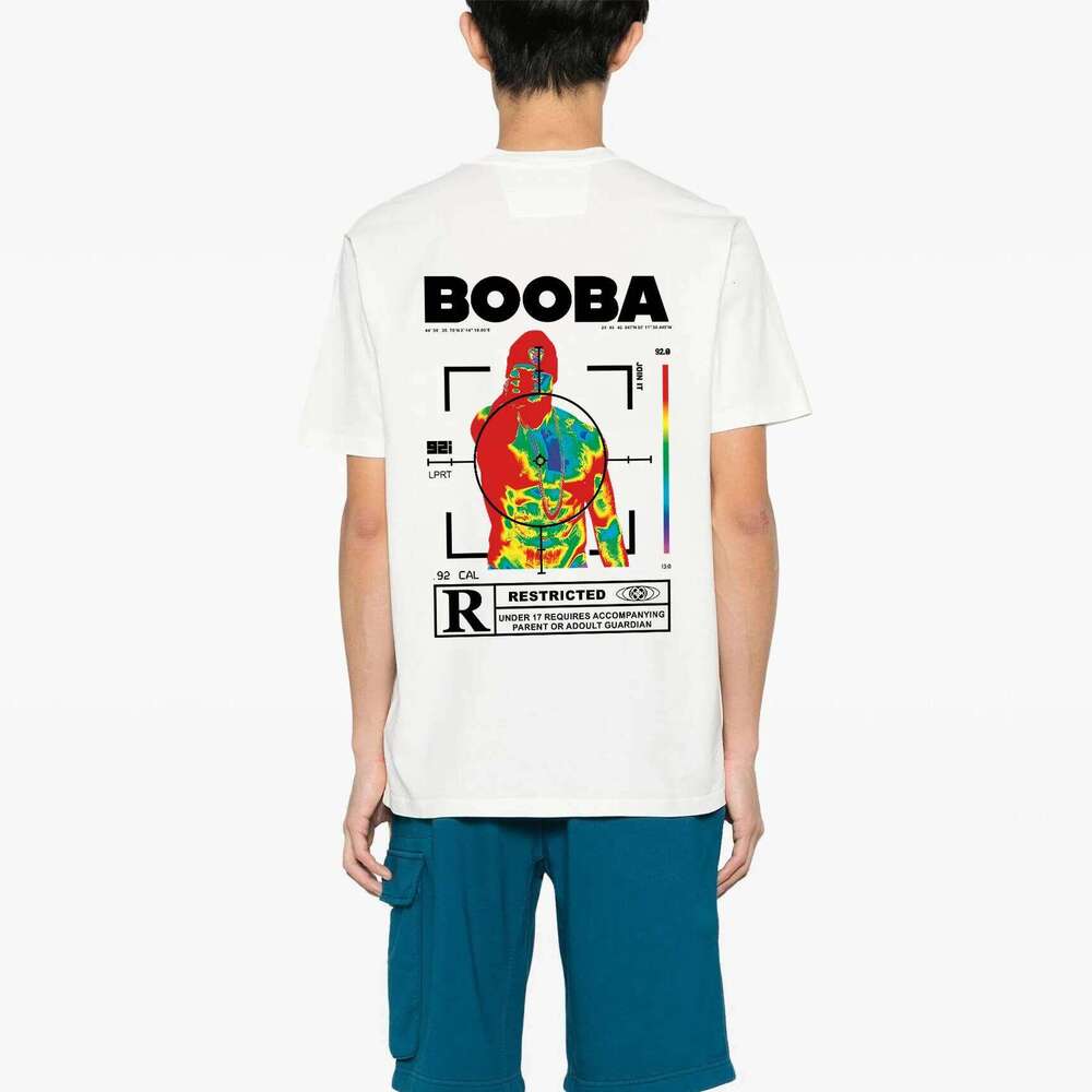 Vintage Men T-shirt Hip-hop T Shirt Fashion BOOBA Printed Short Sleeve Tops Harajuku Streetwear Oversized Tee Women Clothing C260228 - view 3