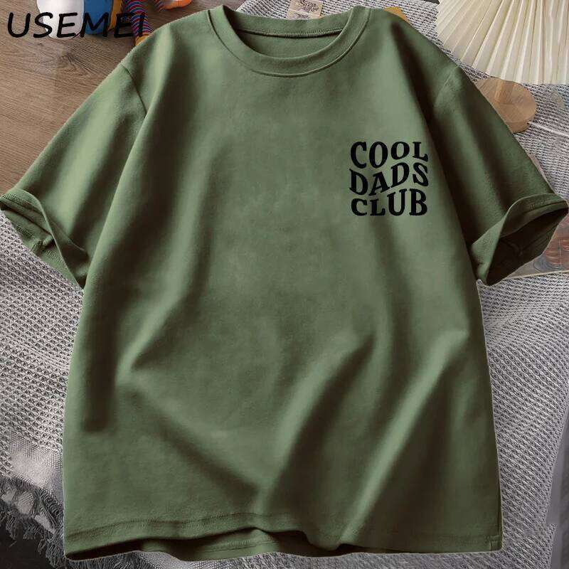 Cool Dads Club Tshirt Father's Day Funny Husband T-Shirt Daddy Dad To Be T Shirt Men Cotton Oversized Male Clothes Gifts C260228 - view 5