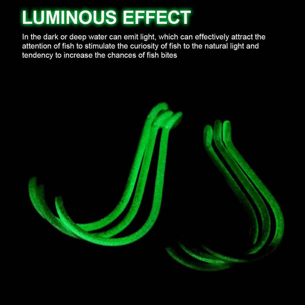 ZYZ Luminous Circle White 6/0#~10/0# BKK Hook Saltwater Freshwater for Tuna, Catfish, Bass Fishing Hooks Z260228