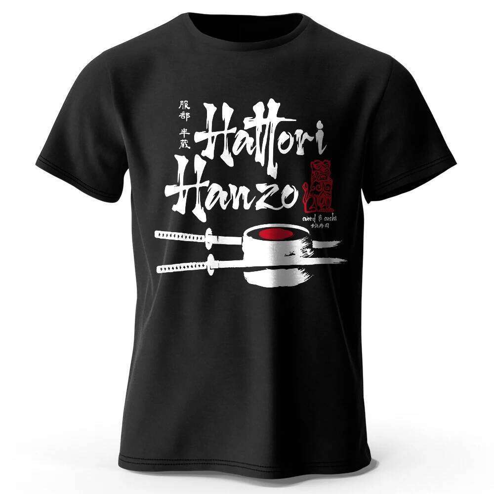 Men's Hattori Hanzo Printed T-Shirt 100% Cotton Oversized Ninja Graphic Tees for Women Summer Tops Samurai Streetwear C260228 - view 4