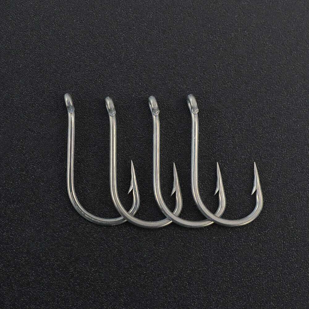 Hirisi 100pcs High Carbon Stainless Steel Micro Barbed Fish Hooks 8009 - Durable Coated Carp Fishing Hook Set Z260228