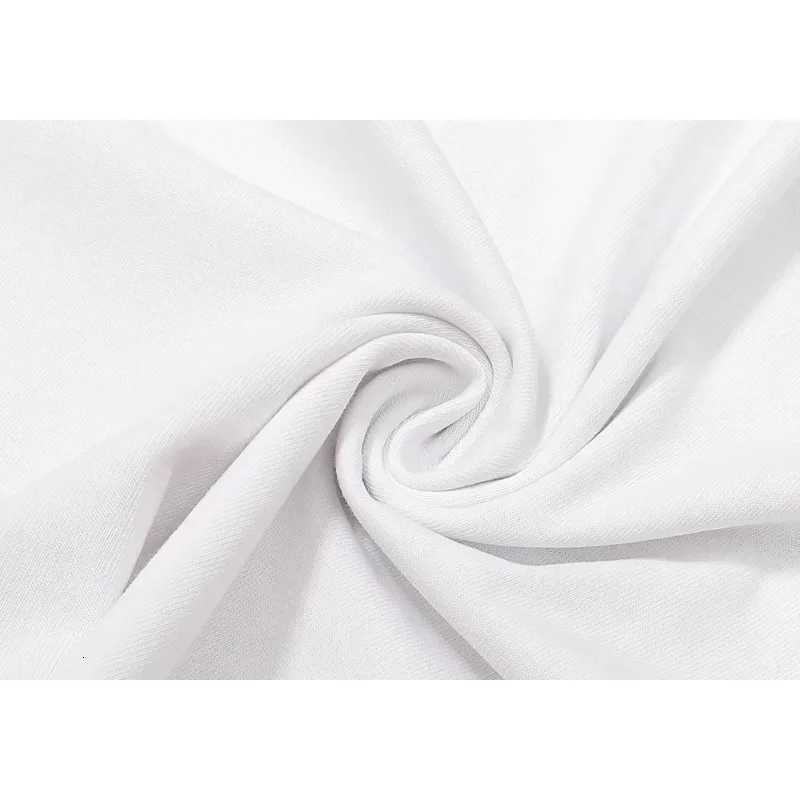 Men's 100% Cotton Luxury Y2K T-Shirt High-End Summer Streetwear Short SleeveT260228