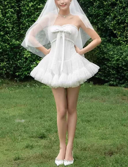 2026 spring/summer new item niche design sexy sweet spicy style A1 petite princess corset waist cinching mini skirt