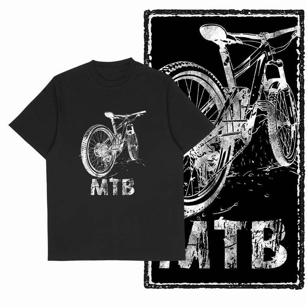 Coolmind YIA MTB mountain bike Exclusive Graphic Men T for men cotton Big Size Novety Cool BLACK men's novelty tee shirt C260228 - view 7