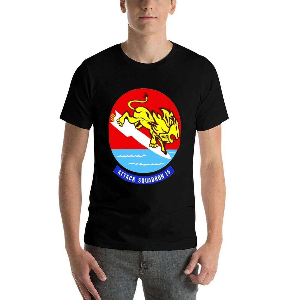 VFA-15 Valions Patch T-Shirt shirt for 100 percent cotton tshirt man t shirts graphic T-shirt C260228 - view 5