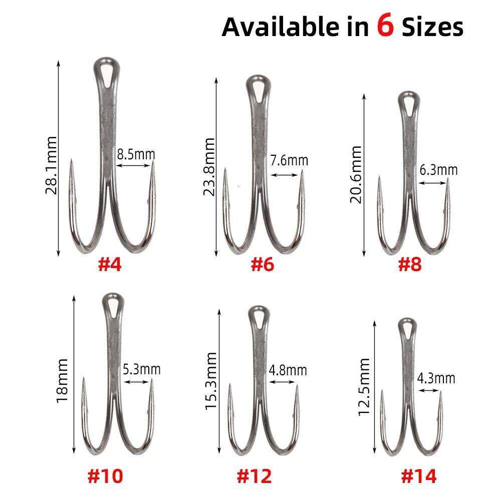 Wifreo 8pcs DL71UAP Double Barbed Tying Hook #4-#12 for Salmon Steelhead Streamer Fly Trout Z260228