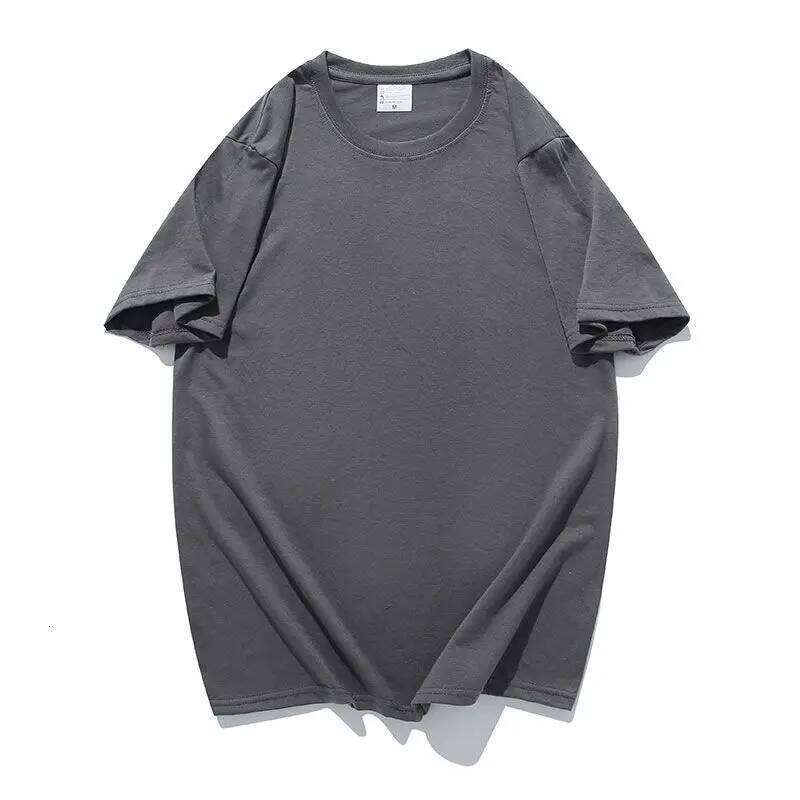 Summer Cotton T Shirts Simple Causal O-neck Basic Men and Women White T-shirt Male High Quality Classical Streetwear Tops C260228 - view 6