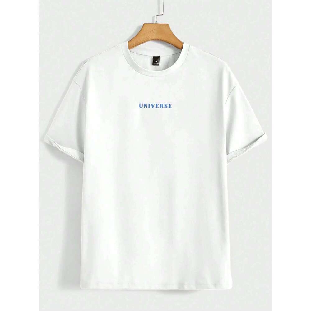 Believe In Yourself Universe Funny Graphic Men Tshirts Cotton Casual Short Sleeve Fashion Breathable Loose Oversized T-Shirt C260228 - view 6