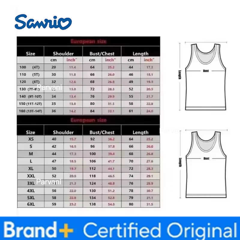 Sanrio 2025 Summer New Fashionable Kawaii Hello Kitty Vest Womens Casual Shirt Street Outdoor Running Basketball Training Top H260228