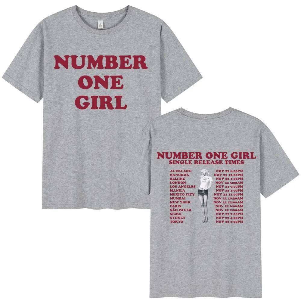 Ros Number One Girl T Men Women Clothing Harajuku T-shirt Y2k Unisex High Quality Cotton Short Sleeve Tee Shirt Fans Gift C260228 - view 5