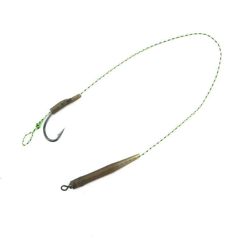 6x Carp Fishing Rigs Ready Made Hook Link Terminal Tackle Fish Hooks TS114 Z260228