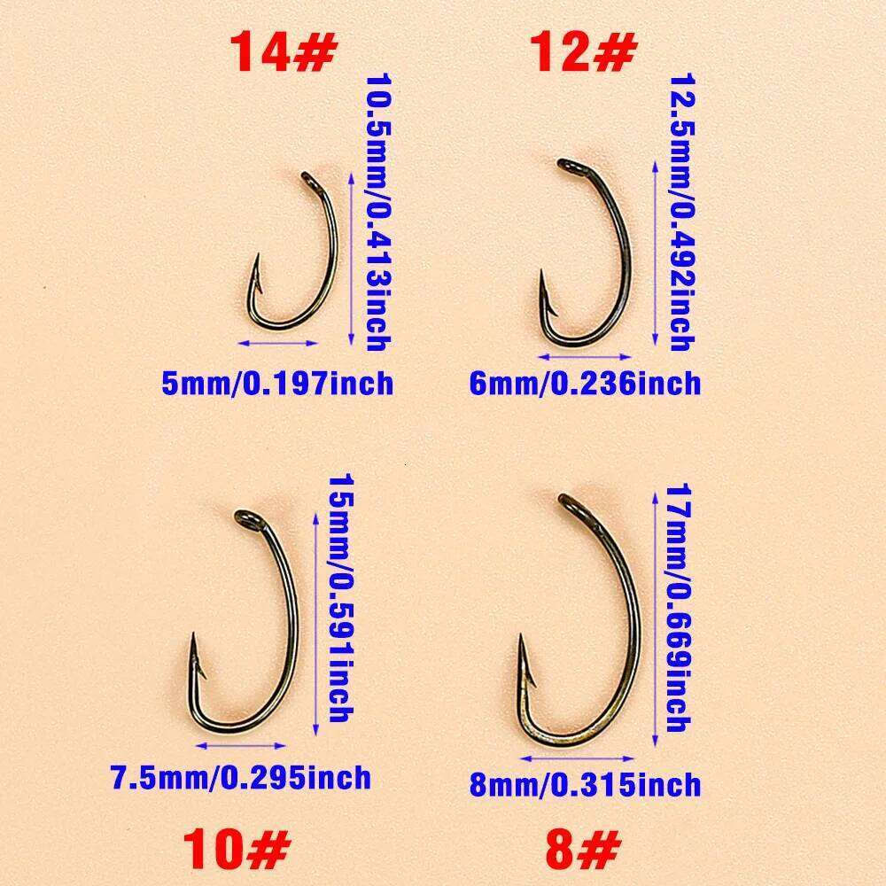 MNFT 100PCS High-Carbon Steel Dry Fishing Hook Nymph Scud Midge Caddis Shrimp Fly Tying Hooks Z260228