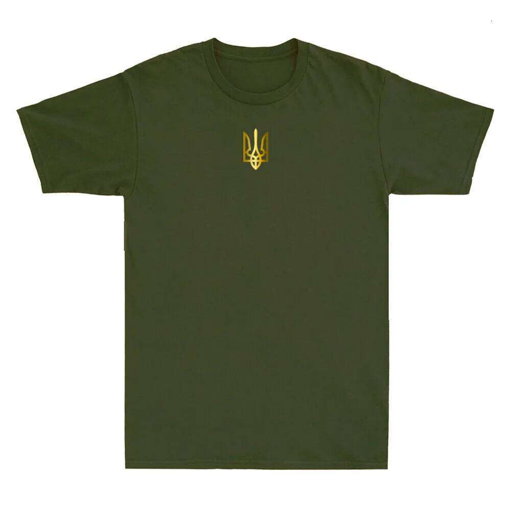 Ukrainian T Shirt, Zelensky T-shirt, Ukraine Golden Trident Logo T-Shirt C260228 - view 3